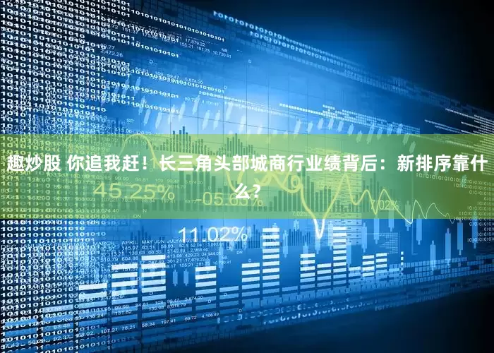 趣炒股 你追我赶！长三角头部城商行业绩背后：新排序靠什么？