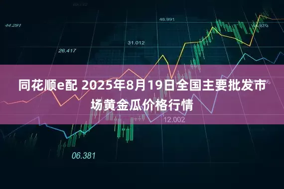 同花顺e配 2025年8月19日全国主要批发市场黄金瓜价格行情